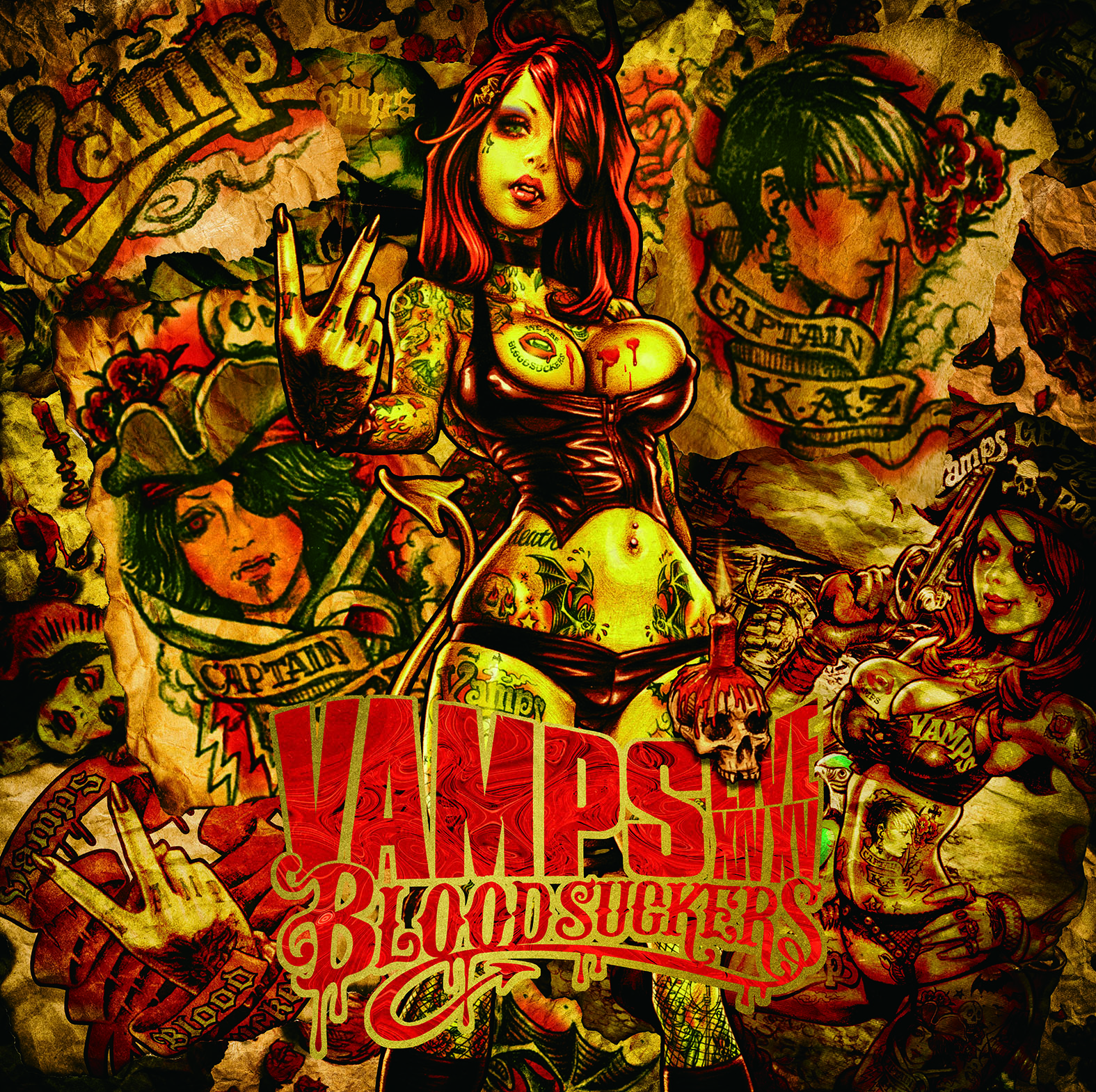 VAMPS BLOODSUCKERS ポスター VAMPS BLOODSUCKERS ポスター VAMPS OFFICIAL MOBILE SITE